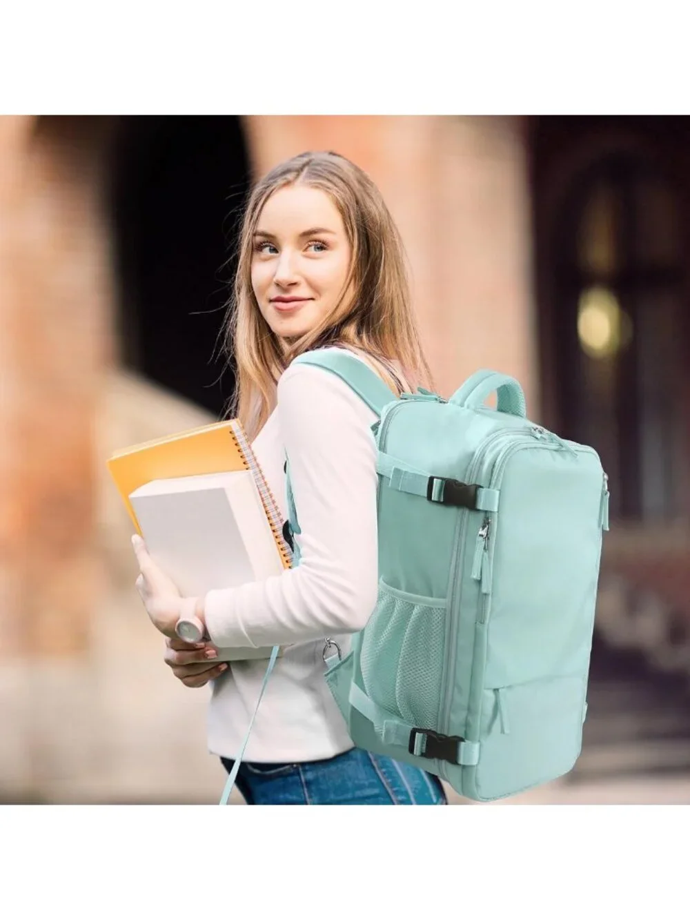 Stylish Waterproof Travel Backpack for Women, 17
